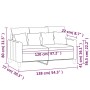 Sofá de 2 plazas terciopelo azul 120 cm de , Sofás - Ref: Foro24-359302, Precio: 195,56 €, Descuento: %