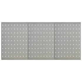 Tableros de clavijas para pared 3 unidades acero 40x58 cm by , Tool Organization and Storage - Ref: Foro24-145349, Price: 37,...