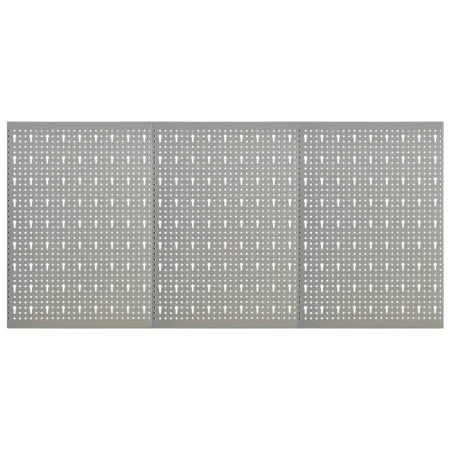 Tableros de clavijas para pared 3 unidades acero 40x58 cm by , Tool Organization and Storage - Ref: Foro24-145349, Price: 37,...