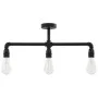 Lámpara de techo negra 3 bombillas E27 de vidaXL, Lámparas - Ref: Foro24-281628, Precio: 47,65 €, Descuento: %