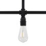 Lámpara de techo negra 3 bombillas E27 de vidaXL, Lámparas - Ref: Foro24-281628, Precio: 48,41 €, Descuento: %