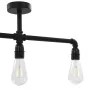 Lámpara de techo negra 3 bombillas E27 de vidaXL, Lámparas - Ref: Foro24-281628, Precio: 47,65 €, Descuento: %