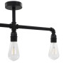 Lámpara de techo negra 3 bombillas E27 de vidaXL, Lámparas - Ref: Foro24-281628, Precio: 48,41 €, Descuento: %