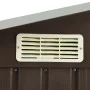Cobertizo de jardín con estantería hierro marrón 205x130x183 cm de , Cobertizos - Ref: Foro24-47105, Precio: 248,09 €, Descue...