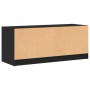 Mueble de TV con puertas de vidrio negro 102x37x42 cm de , Muebles TV - Ref: Foro24-836407, Precio: 74,91 €, Descuento: %