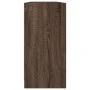 Estantería con puertas madera marrón roble 204x37x75 cm de , Aparadores - Ref: Foro24-3206537, Precio: 205,92 €, Descuento: %