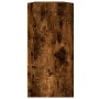 Estantería con puertas madera roble ahumado 204x37x75 cm de , Aparadores - Ref: Foro24-3206535, Precio: 192,12 €, Descuento: %