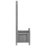 Jardinera con enrejado madera maciza de abeto gris de , Maceteros y jardineras - Ref: Foro24-365483, Precio: 48,90 €, Descuen...
