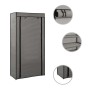 Mueble zapatero con funda de tela gris 58x28x106 cm de vidaXL, Zapateros y organizadores de calzado - Ref: Foro24-282430, Pre...