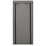 Mueble zapatero con funda de tela gris 58x28x106 cm de vidaXL, Zapateros y organizadores de calzado - Ref: Foro24-282430, Pre...
