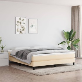 Colchón de muelles ensacados tela color crema 180x200x20 cm de , Colchones - Ref: Foro24-347839, Precio: 281,22 €, Descuento: %