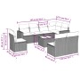 Set de muebles de jardín 9 pzas y cojines ratán sintético gris de , Conjuntos de jardín - Ref: Foro24-3219070, Precio: 511,67...