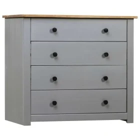 Beistellschrank Panama Range aus grauem Kiefernholz, 80 x 40 x 73 cm von vidaXL, Sideboards - Ref: Foro24-282659, Preis: 136,...