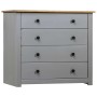 Armario auxiliar madera de pino Panamá Range gris 80x40x73 cm de vidaXL, Aparadores - Ref: Foro24-282659, Precio: 154,42 €, D...