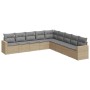 Set de sofás de jardín 9 pzas con cojines ratán sintético beige de , Conjuntos de jardín - Ref: Foro24-3219079, Precio: 532,2...