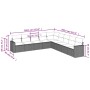 Set de sofás de jardín 9 pzas con cojines ratán sintético beige de , Conjuntos de jardín - Ref: Foro24-3219079, Precio: 532,2...