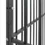 Corralito para perros con 4 paneles acero galvanizado negro de , Casetas para perros - Ref: Foro24-172209, Precio: 106,41 €, ...