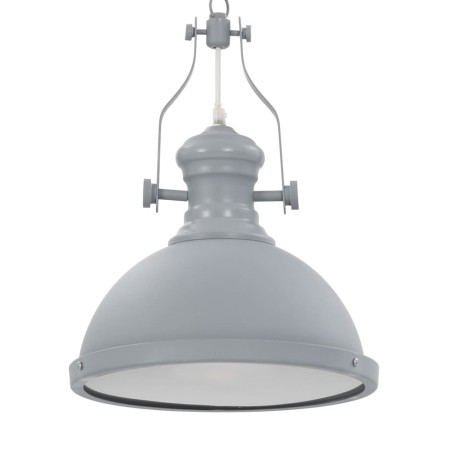 Lámpara de techo redonda gris E27 de vidaXL, Lámparas - Ref: Foro24-281625, Precio: 60,19 €, Descuento: %