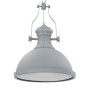 Lámpara de techo redonda gris E27 de vidaXL, Lámparas - Ref: Foro24-281625, Precio: 60,19 €, Descuento: %