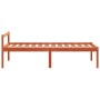 Cama para mayores madera maciza de pino marrón cera 75x190 cm de , Camas y somieres - Ref: Foro24-844150, Precio: 88,91 €, De...