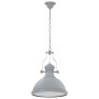 Lámpara de techo redonda gris E27 de vidaXL, Lámparas - Ref: Foro24-281625, Precio: 60,19 €, Descuento: %