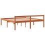 Cama para mayores madera maciza de pino marrón cera 150x200 cm de , Camas y somieres - Ref: Foro24-844159, Precio: 118,94 €, ...