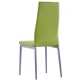 Conjunto de mesa y sillas de comedor 5 piezas verde de vidaXL, muebles para cocinas y comedores - Ref: Foro24-281705, Precio:...