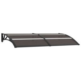 Marquesina de puerta PC negro 200x75 cm de vidaXL, Toldos - Ref: Foro24-144825, Precio: 63,19 €, Descuento: %
