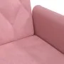Sofá cama con reposabrazos terciopelo rosa de , Sofás - Ref: Foro24-351947, Precio: 279,39 €, Descuento: %