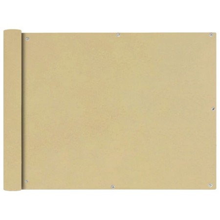 Toldo para balcón tela oxford 90x400 cm beige de , Sombrillas - Ref: Foro24-42334, Precio: 21,43 €, Descuento: %