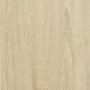 Mueble de TV con puertas de vidrio roble Sonoma 102x37x42 cm de , Muebles TV - Ref: Foro24-836408, Precio: 67,28 €, Descuento: %