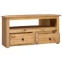Mueble esquinero de TV madera de pino estilo Panamá 93x49x49 cm de vidaXL, Muebles TV - Ref: Foro24-282685, Precio: 167,94 €,...