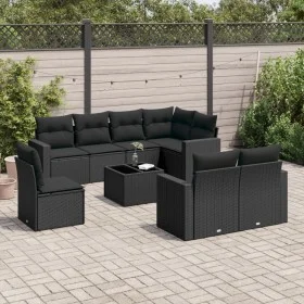 8-piece garden sofa set with black synthetic rattan cushions by , Modular outdoor sofas - Ref: Foro24-3251582, Price: 633,66 ...