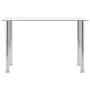 Mesa de comedor vidrio templado transparente 120x60x75 cm de vidaXL, Mesas de cocina y de comedor - Ref: Foro24-281850, Preci...