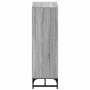 Aparador con puertas de vidrio gris Sonoma 35x37x120 cm de , Aparadores - Ref: Foro24-836565, Precio: 73,31 €, Descuento: %