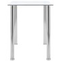 Mesa de comedor vidrio templado transparente 120x60x75 cm de vidaXL, Mesas de cocina y de comedor - Ref: Foro24-281850, Preci...