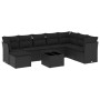 Set de sofás de jardín 8 piezas y cojines ratán sintético negro de , Conjuntos de jardín - Ref: Foro24-3249894, Precio: 566,4...