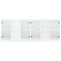 Estantería con puertas madera de ingeniería negro 204x37x75 cm de , Librerías y estanterías - Ref: Foro24-3206531, Precio: 19...
