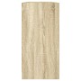 Estantería con puertas madera roble Sonoma 204x37x75 cm de , Librerías y estanterías - Ref: Foro24-3206533, Precio: 191,70 €,...