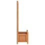 Jardinera con enrejado de madera maciza de abeto marrón de , Maceteros y jardineras - Ref: Foro24-365485, Precio: 73,59 €, De...