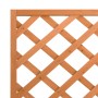 Jardinera con enrejado de madera maciza de abeto marrón de , Maceteros y jardineras - Ref: Foro24-365479, Precio: 103,49 €, D...