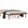 Cama para mayores madera maciza de pino marrón cera 160x200 cm de , Camas y somieres - Ref: Foro24-844160, Precio: 140,20 €, ...