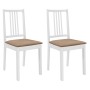 Juego de muebles de comedor 3 piezas MDF blanco de , muebles para cocinas y comedores - Ref: Foro24-276408, Precio: 285,39 €,...