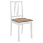Juego de muebles de comedor 3 piezas MDF blanco de , muebles para cocinas y comedores - Ref: Foro24-276408, Precio: 285,39 €,...