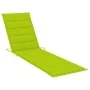 Sun loungers 2 units solid teak wood with bright green cushion by , Loungers - Ref: Foro24-3073197, Price: 584,68 €, Discount: %
