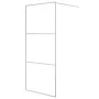 Silbertransparente Duschwand aus ESG-Glas 90x195 cm von , Duschwände und Duschwände - Ref: Foro24-152116, Preis: 155,32 €, Ra...