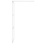 Mampara de ducha vidrio ESG transparente plateado 90x195 cm de , Paredes y mamparas de ducha - Ref: Foro24-152116, Precio: 15...