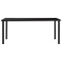 Mesa de comedor de vidrio templado negro 180x90x75 cm de vidaXL, Mesas de cocina y de comedor - Ref: Foro24-281855, Precio: 2...