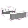 Set de sofás de jardín 9 pzas con cojines ratán sintético beige de , Conjuntos de jardín - Ref: Foro24-3217309, Precio: 519,7...