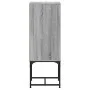 Armario auxiliar con puerta de vidrio gris Sonoma 35x37x100 cm de , Aparadores - Ref: Foro24-836558, Precio: 51,90 €, Descuen...